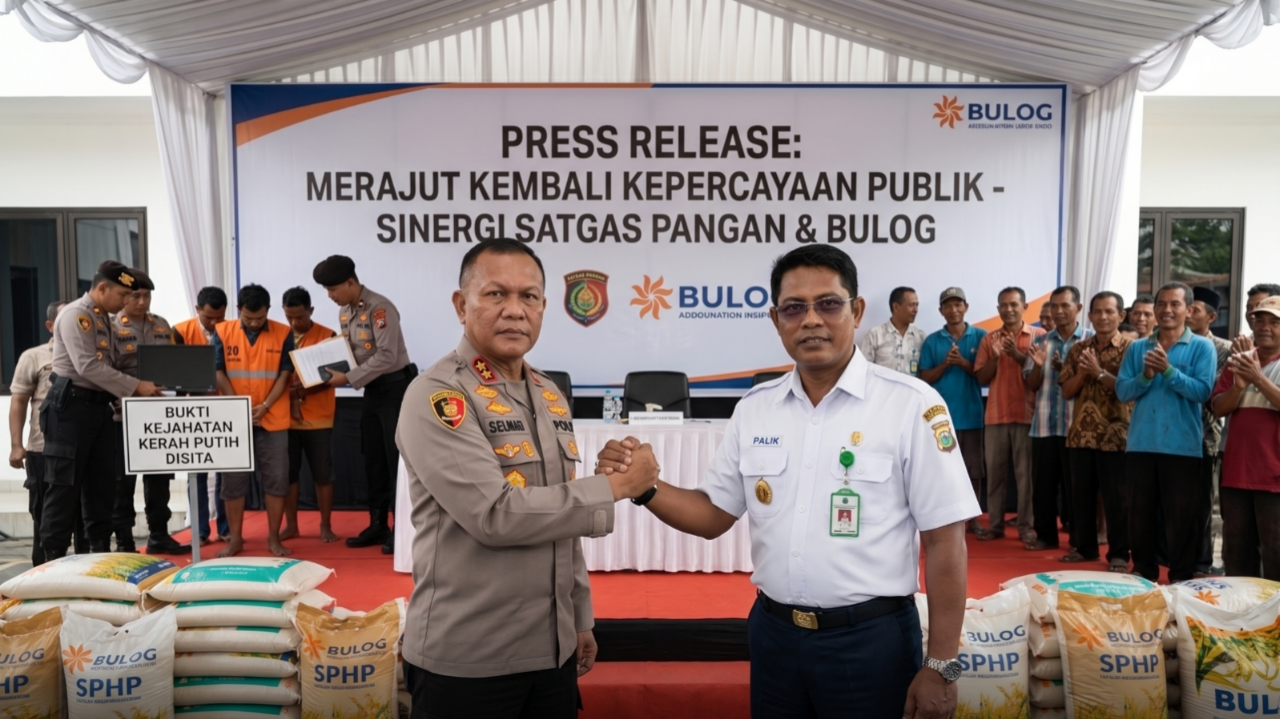 Merajut Kembali Kepercayaan Publik, Sinergi Satgas Pangan dan Bulog Menumpas Kejahatan Kerah Putih